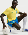 Maillot de football Brésil domicile 2026 Ethan Business, design officiel, maillot de club de l'équipe nationale brésilienne.