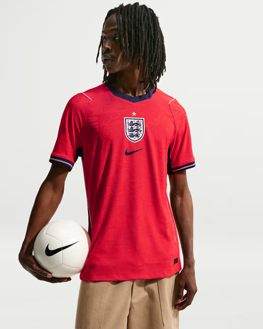 Maillot de football extérieur Angleterre 2026 Ethan Business, édition premium, nouveau design officiel, logo et détails visibles.