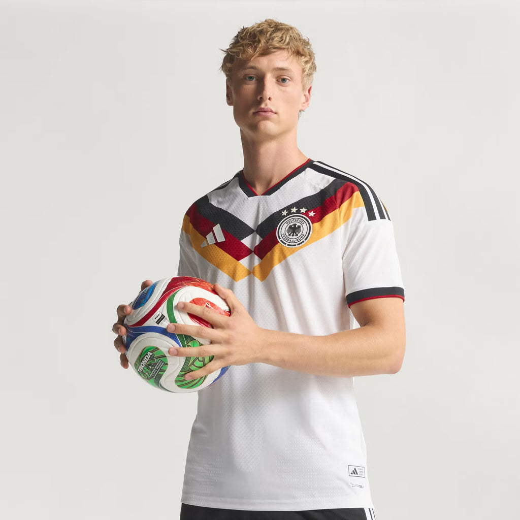 Maillot domicile Allemagne 2026 officiel, maillot de club blanc Ethan Business, design authentique, édition premium.
