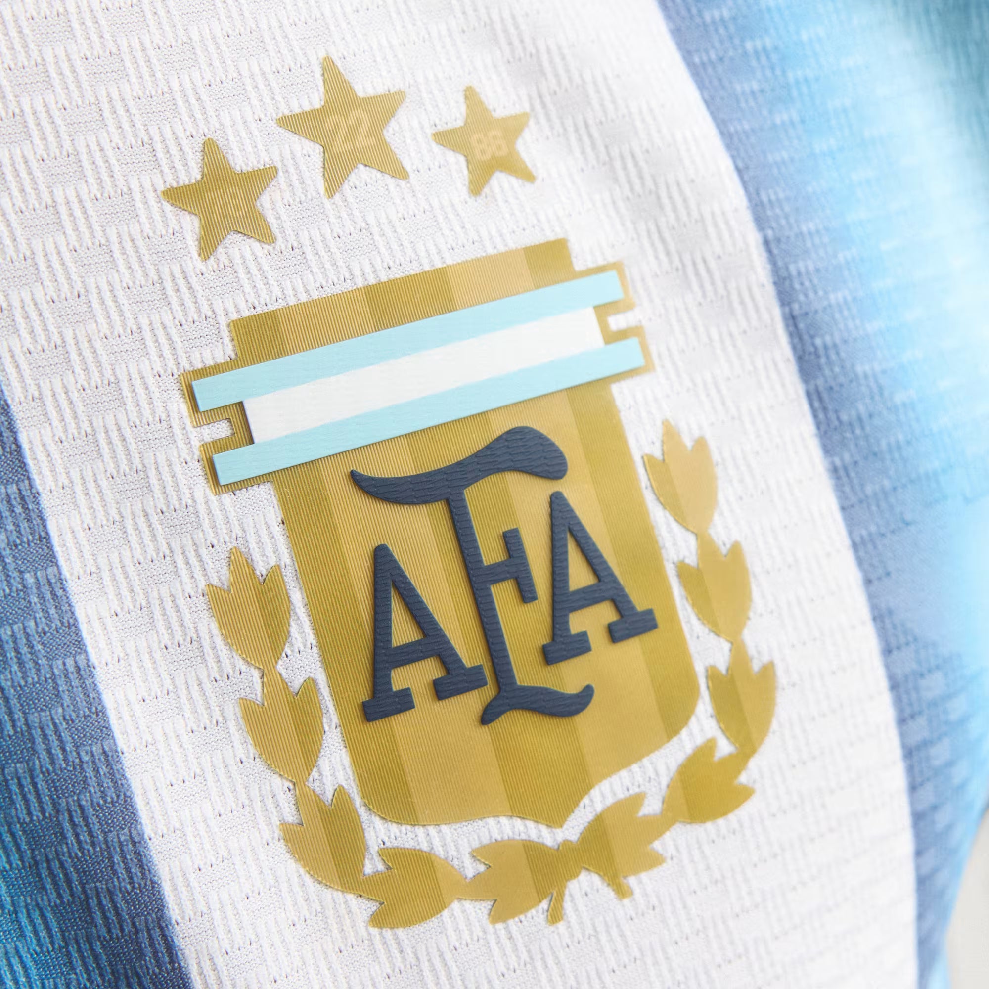 Maillot domicile officiel de l'Argentine 2026, maillot de football de la marque Ethan Business, design authentique blanc.