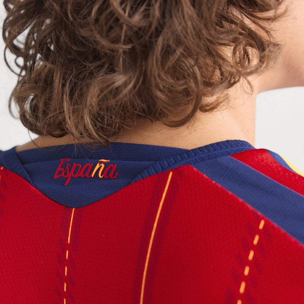 Maillot domicile Espagne 2026 officiel de l'équipe nationale, rouge, édition premium, fabriqué par Ethan Business, nouveau design.