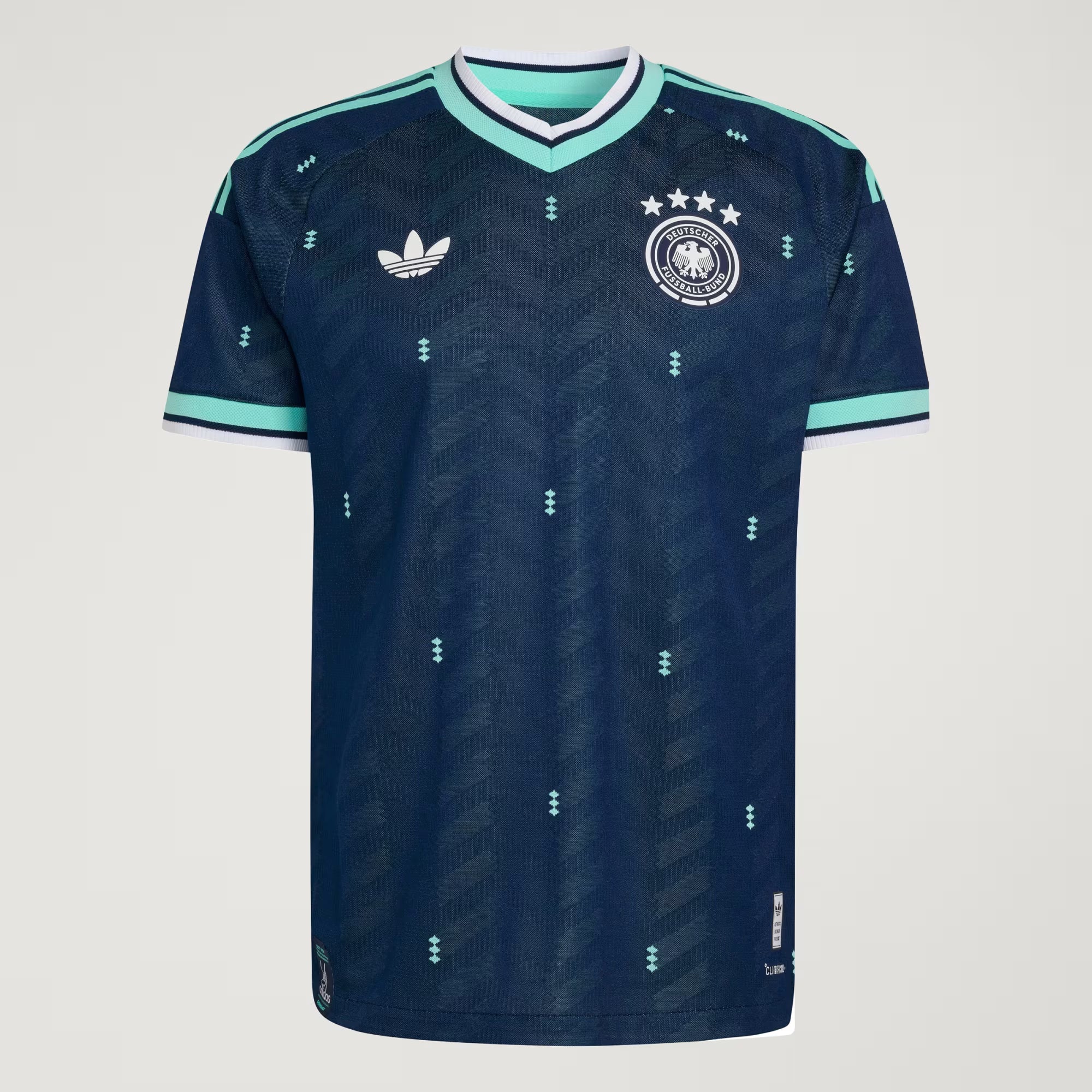 Maillot extérieur de l'Allemagne 2026 Ethan Business, design officiel, bleu, maillot de club authentique.