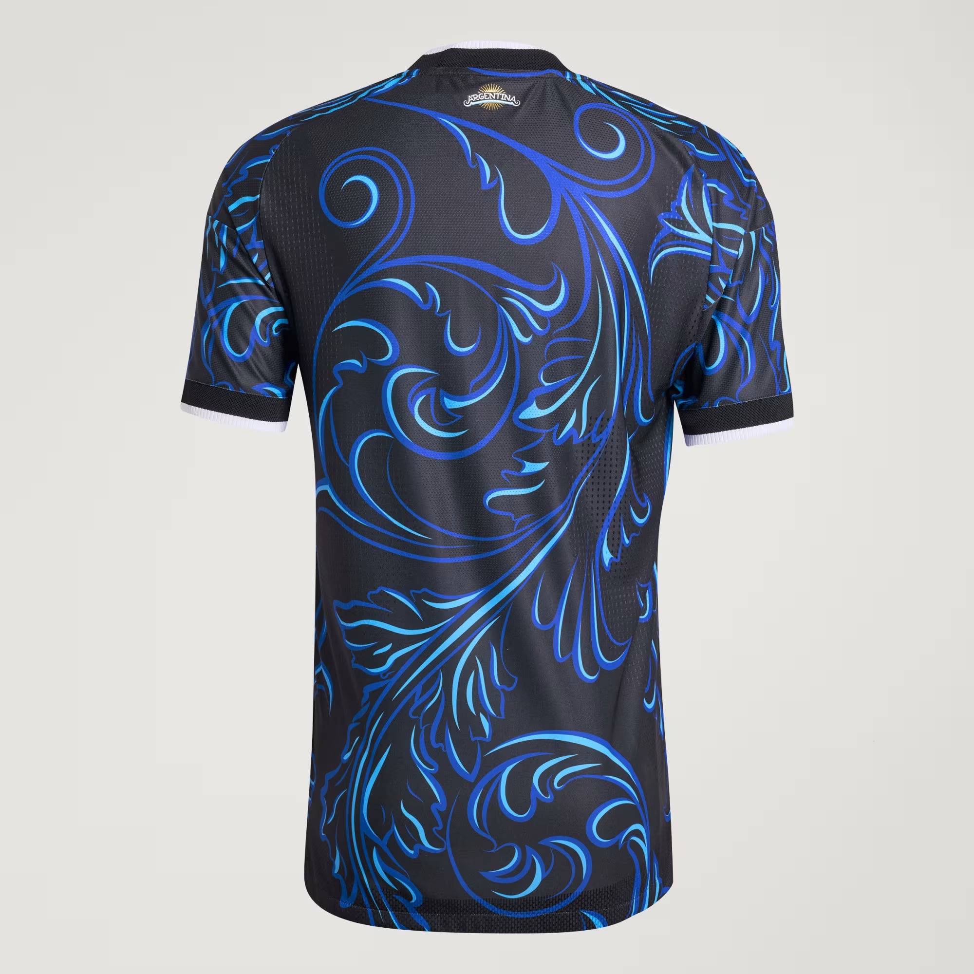 Maillot de football extérieur Argentine 2026 Ethan Business, édition premium, noir, design officiel, authentique, pour supporters.