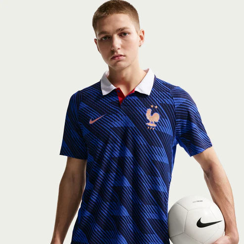 Maillot de football France Domicile 2026 Ethan Business, édition premium, nouveau design officiel, logo de l'équipe nationale.