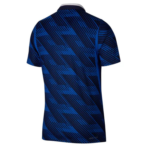 Maillot de football France Domicile 2026 Édition Premium par Ethan Business, design officiel, détails du maillot bleu et rouge.