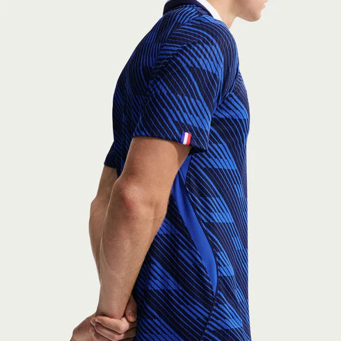 Maillot de football France Domicile 2026 Ethan Business, édition premium, nouveau design officiel, vue de face, logo et détails.