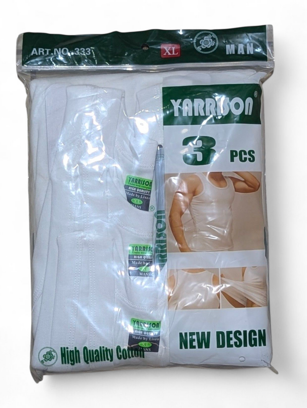 ‎ Démembrés Homme en Coton - Pack de 3 (Marque Yarrison)