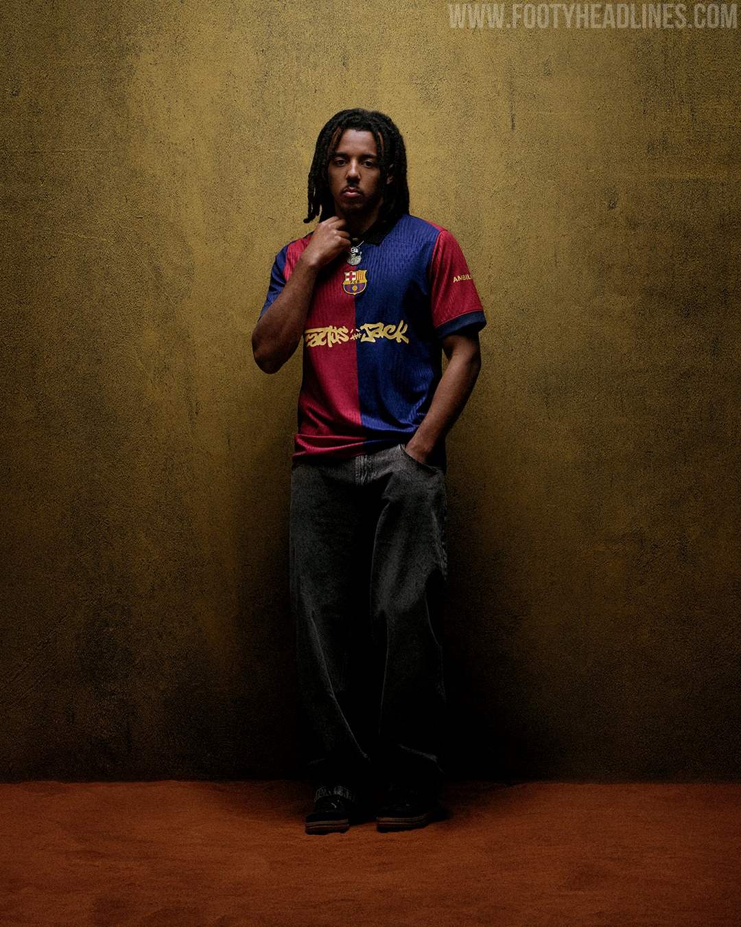 Maillot Barça x Travis Scott