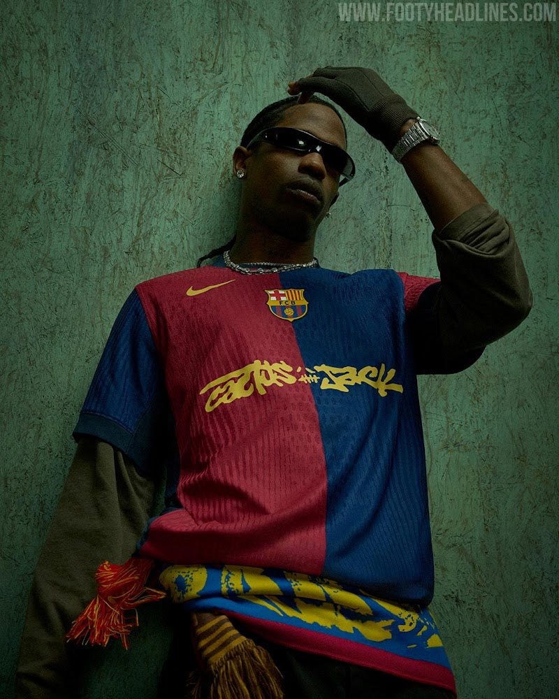 Maillot Barça x Travis Scott